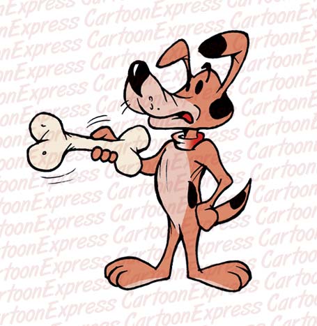 dog bone pointing